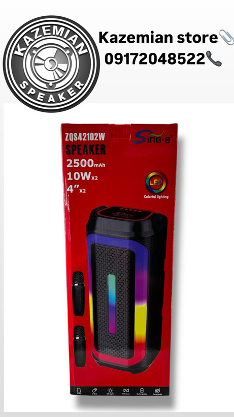 اسپیکر بلوتوثی سینگ ای ZQS-42102W + میکروفون